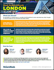 Meet McGuireWoods London - Real Estate